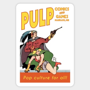 Pulp Space Opera Heroes Sticker